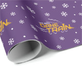 UAlbany Dane Train Logo Cadeaupapier (Rol Hoek)