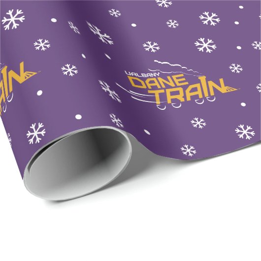 UAlbany Dane Train Logo Cadeaupapier (Rol Hoek)