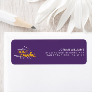 UAlbany Dane Train Logo Etiket