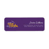 UAlbany Dane Train Logo Etiket (Voorkant)