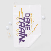 UAlbany Dane Train Logo Golfhanddoek (Insitu)