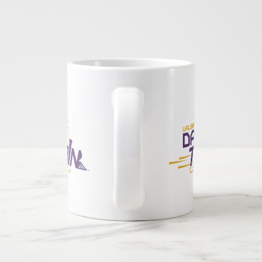 UAlbany Dane Train Logo Grote Koffiekop (Achterkant)