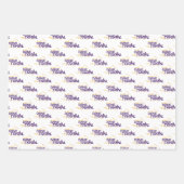 UAlbany Dane Train Logo Inpakpapier Vel (Voorkant)