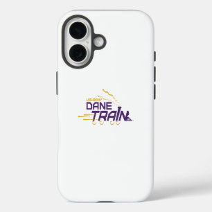 UAlbany Dane Train-logo iPhone 16 Hoesje