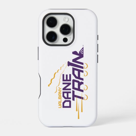 UAlbany Dane Train Logo iPhone Hoesje (Achterkant)