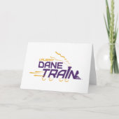 UAlbany Dane Train Logo Kaart (Voorkant)
