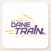 UAlbany Dane Train Logo Kartonnen Onderzetters (Voorkant)