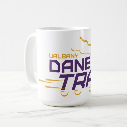 UAlbany Dane Train Logo Koffiemok (Voorkant links)