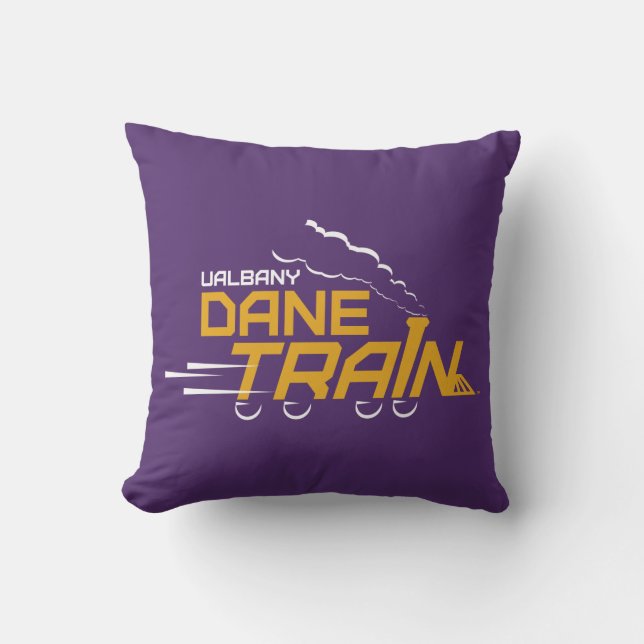 UAlbany Dane Train Logo Kussen (Voorkant)