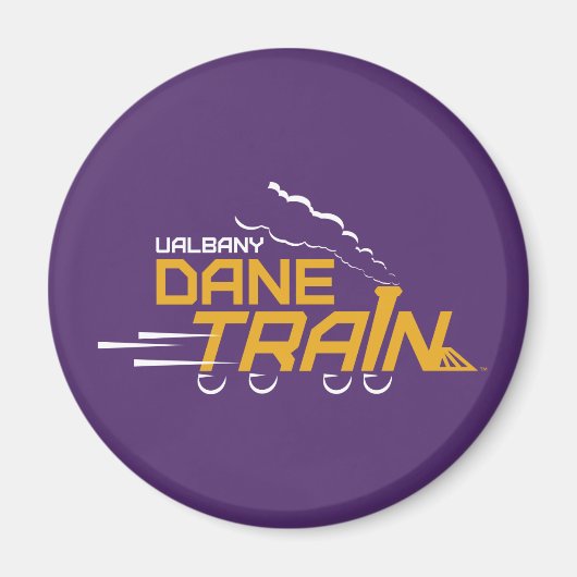 UAlbany Dane Train Logo Magneet (Voorkant)