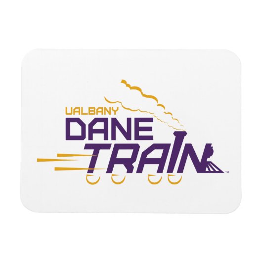 UAlbany Dane Train Logo Magneet (Horizontaal)