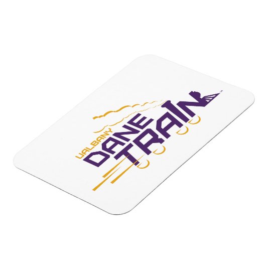 UAlbany Dane Train Logo Magneet (Linkerzijde)