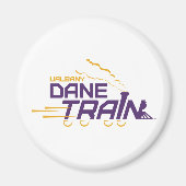 UAlbany Dane Train Logo Magneet (Voorkant)