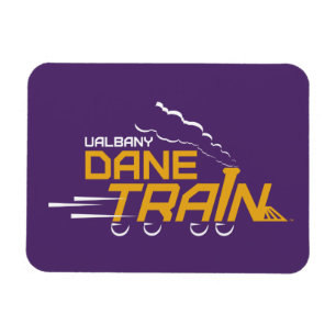 UAlbany Dane Train Logo Magneet
