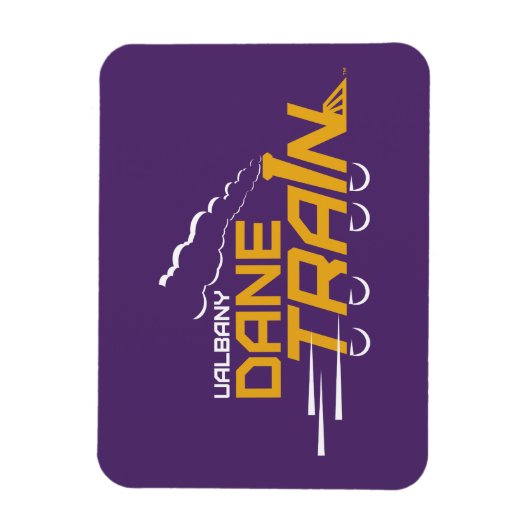 UAlbany Dane Train Logo Magneet (Verticaal)