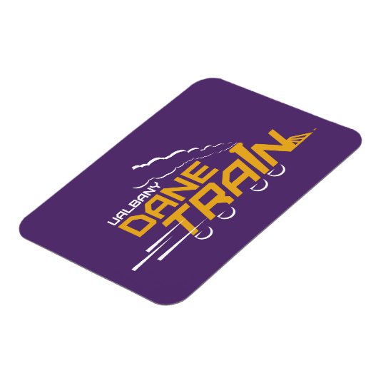 UAlbany Dane Train Logo Magneet (Linkerzijde)