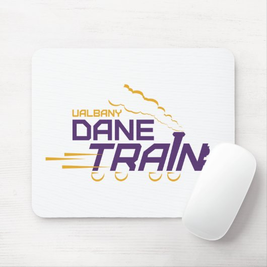 UAlbany Dane Train Logo Muismat (Met muis)