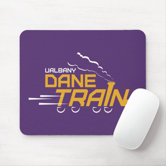 UAlbany Dane Train Logo Muismat (Met muis)