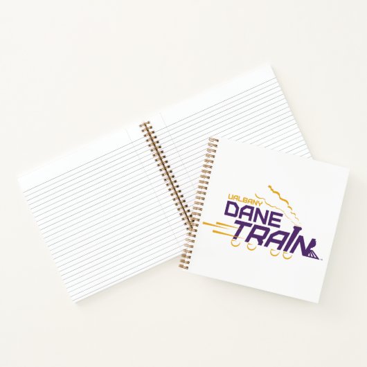 UAlbany Dane Train Logo Notitieboek (Binnen)