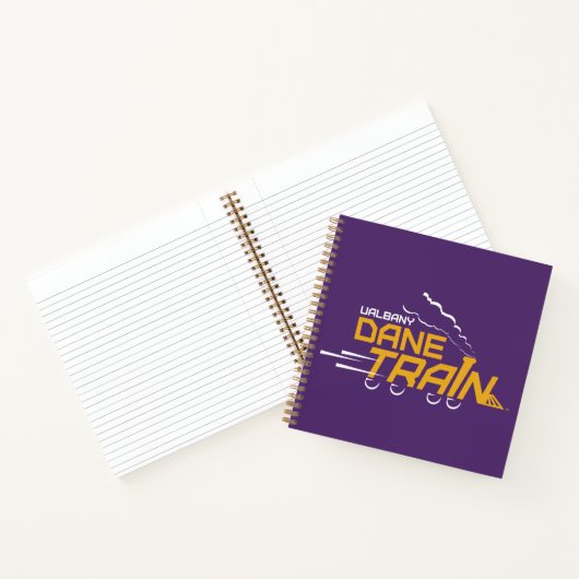 UAlbany Dane Train Logo Notitieboek (Binnen)