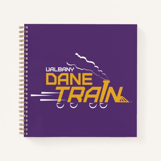 UAlbany Dane Train Logo Notitieboek (Voorkant)