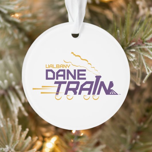 UAlbany Dane Train Logo Ornament (Boom)