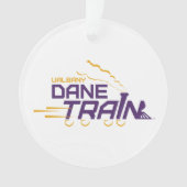 UAlbany Dane Train Logo Ornament (voorkant)