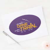 UAlbany Dane Train Logo Ovale Sticker (Envelop)