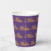 UAlbany Dane Train Logo Papieren Bekers (Rechts)