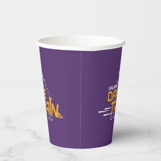 UAlbany Dane Train Logo Papieren Bekers (Rechts)