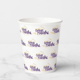 UAlbany Dane Train Logo Papieren Bekers