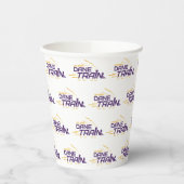 UAlbany Dane Train Logo Papieren Bekers (Links)