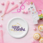 UAlbany Dane Train Logo Papieren Bordje (Feest)