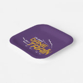 UAlbany Dane Train Logo Papieren Bordje (Gebogen)