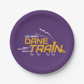 UAlbany Dane Train Logo Papieren Bordje (Voorkant)