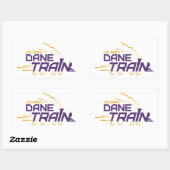 UAlbany Dane Train Logo Rechthoekige Sticker (Vel)