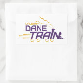 UAlbany Dane Train Logo Rechthoekige Sticker (Tas)