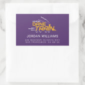 UAlbany Dane Train Logo Rechthoekige Sticker (Tas)