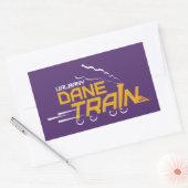UAlbany Dane Train Logo Rechthoekige Sticker (Envelop)