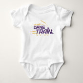 UAlbany Dane Train Logo Romper (Voorkant)