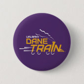 UAlbany Dane Train Logo Ronde Button 5,7 Cm (Voorkant)