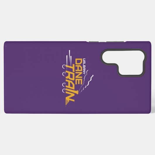 UAlbany Dane Train Logo Samsung Galaxy Hoesje (Achterkant horizontaal)