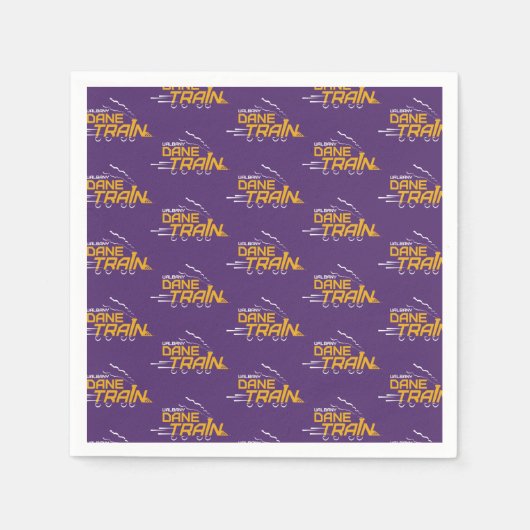 UAlbany Dane Train Logo Servet (Voorkant)
