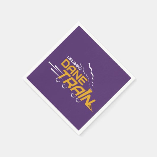 UAlbany Dane Train Logo Servet (Hoek)