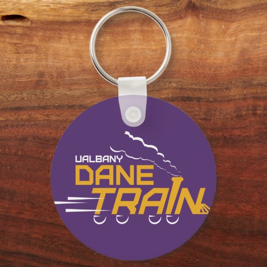 UAlbany Dane Train Logo Sleutelhanger (Voorkant)