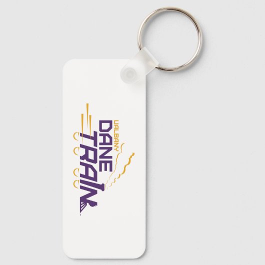 UAlbany Dane Train Logo Sleutelhanger (Achterkant)