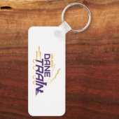 UAlbany Dane Train Logo Sleutelhanger (Achterkant)