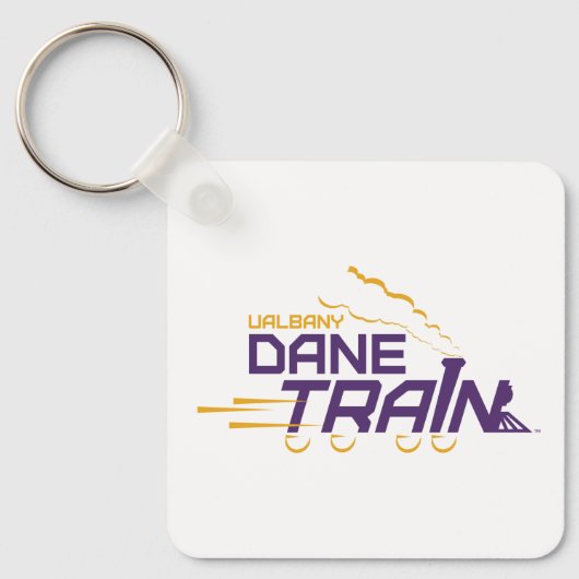 UAlbany Dane Train Logo Sleutelhanger (Voorkant)
