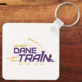 UAlbany Dane Train Logo Sleutelhanger (Achterkant)