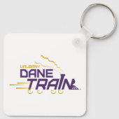 UAlbany Dane Train Logo Sleutelhanger (Achterkant)
